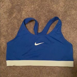 Blue Nike Sports Bra